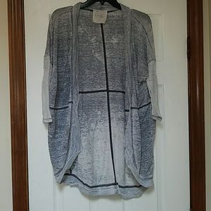 Faded Oversized Cardigan